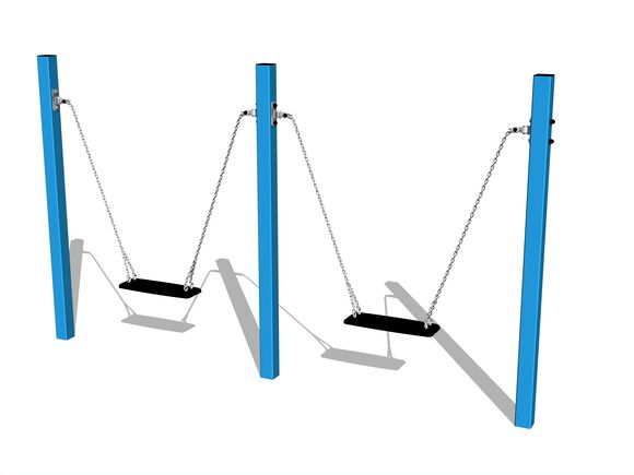 Chain swing Nest - Blue (f.h. 1 m)