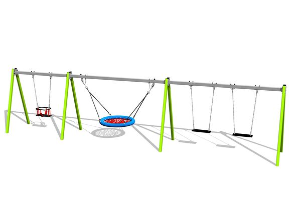 Quadralupe chain swing - lime (f.h. 1,0 m)