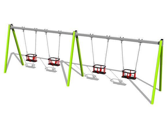 Quadralupe chain swing - lime (f.h. 1,0 m)
