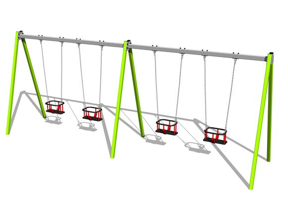 Quadralupe chain swing - lime (f.h. 1,5 m)
