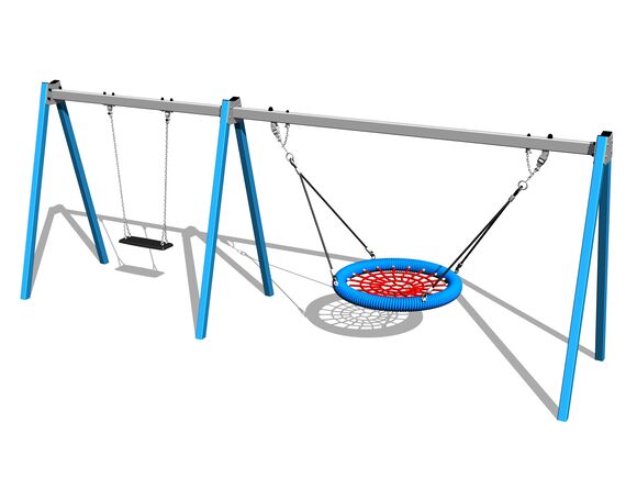 Twin chain swing RH6221KB - Blue (f.h. 1,0 m)
