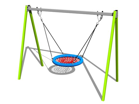 Chain swing Nest - lime (f.h. 1,5 m)