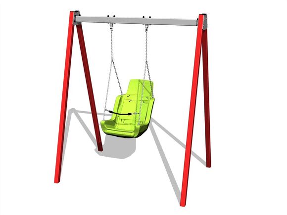 Chain swing RH6114KR - Red (f.h. 1,5 m)