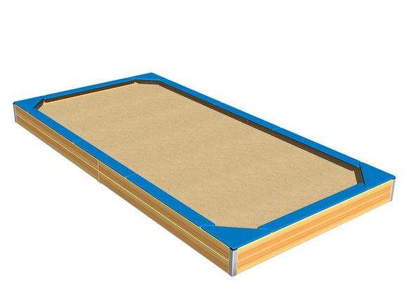 Seats around the edge of sadpit 4x2 m SP420KB - Blue