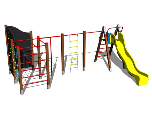 Climbing set SS102KW - brown