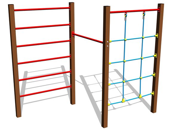 Climbing set SS8304KW - brown
