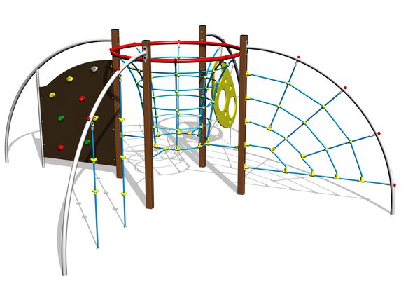 Climbing set SS8502KW - brown