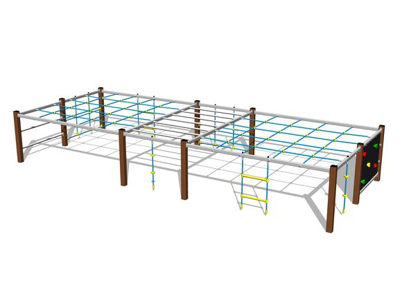 Climbing set - brown