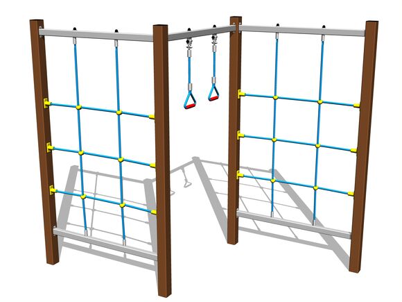 Climbing set - brown