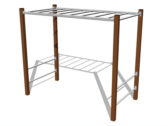 Climbing set - brown