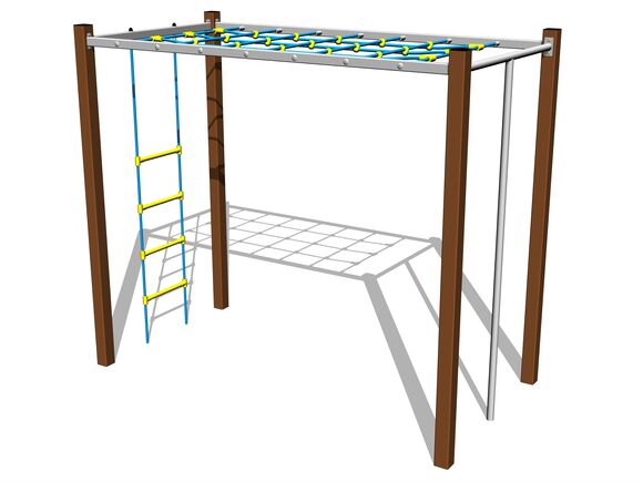 Climbing set - brown