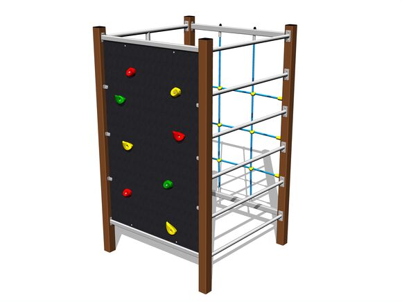 Climbing set - brown