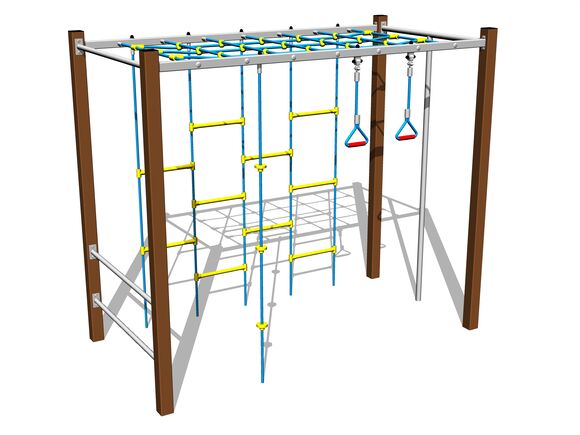Climbing set - brown