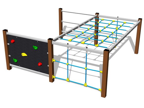 Climbing set - brown