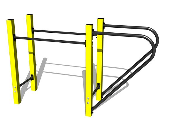 Street workout set WS8002YD - yellow