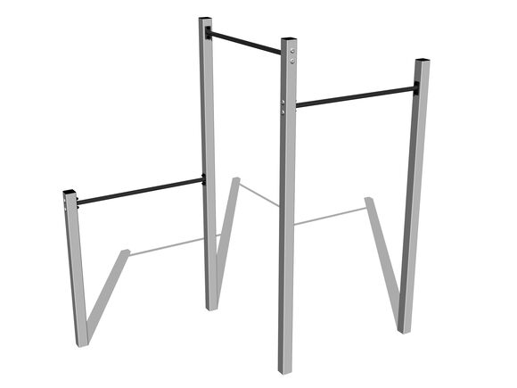 Street workout set WS8003SD - silver