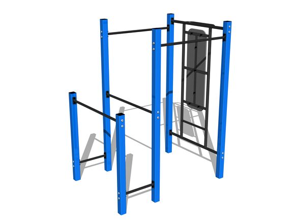 Street workout set WS8008BD - blue