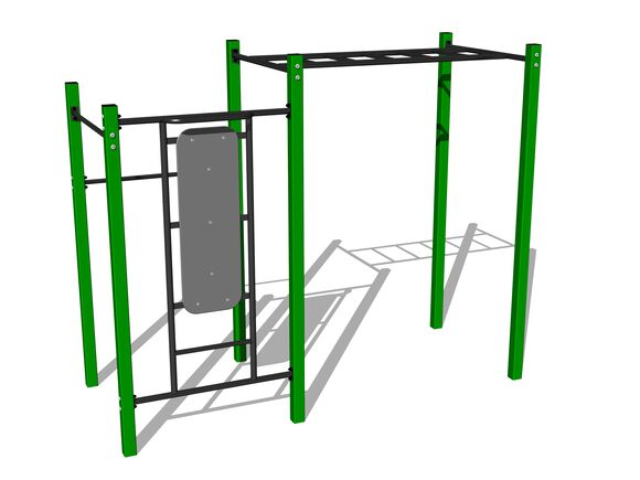 Street workout set WS8010GD - green