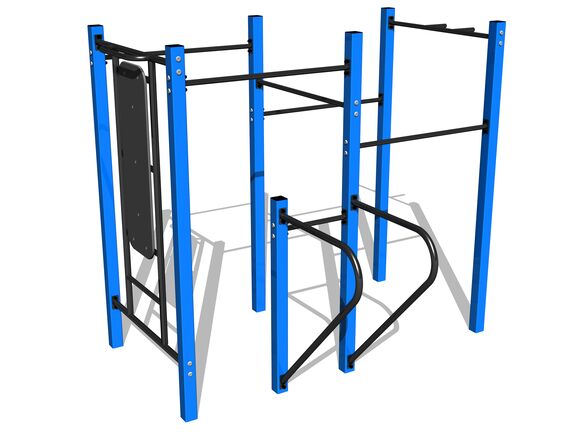 Street workout set WS8013BD - blue