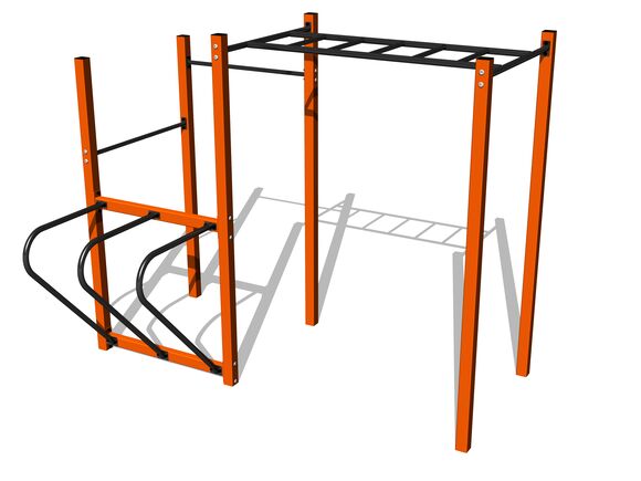Street workout set WS8018OD - orange