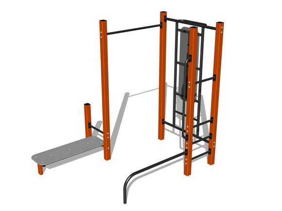 Street workout set WS8021OD - orange