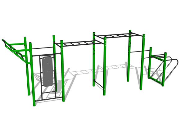 Street workout set WS8025GD - green