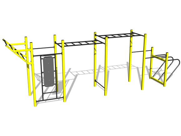 Street workout set WS8025YD - yellow