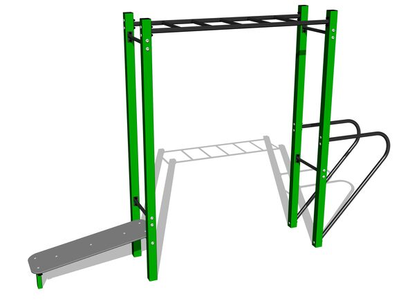 Street workout set WS8026GD - green