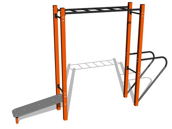 Street workout set WS8026OD - orange