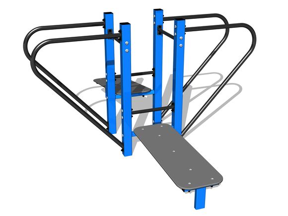 Street workout set WS8027BD - blue