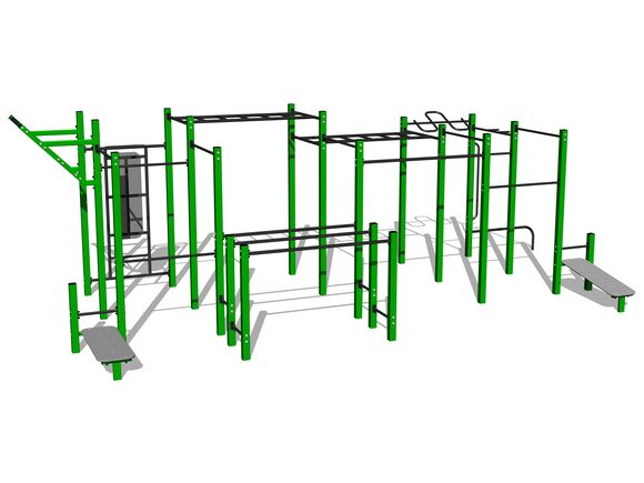 Street workout set WS8030GD - green