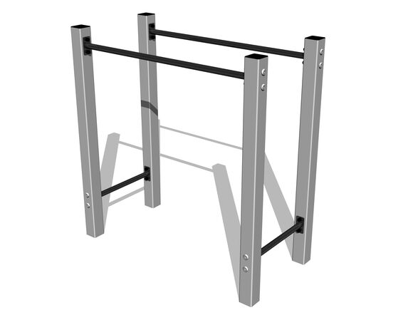 Street workout element WP8002SD - silver