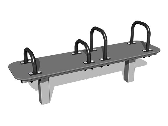 Street workout element WP8005SD - silver