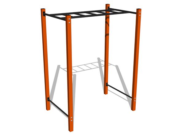 Street workout element WP8008OD - orange