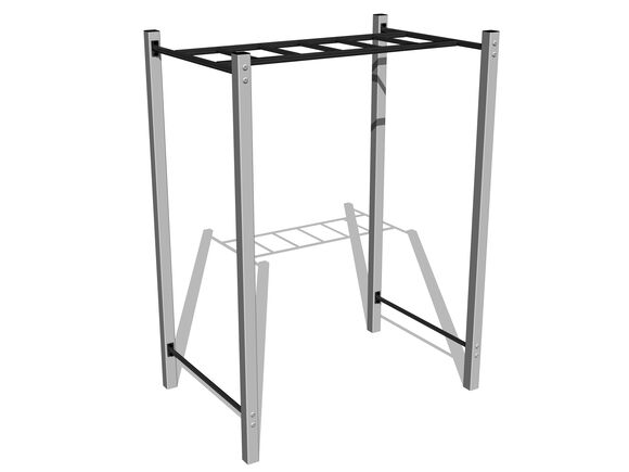Street workout element WP8008SD - silver
