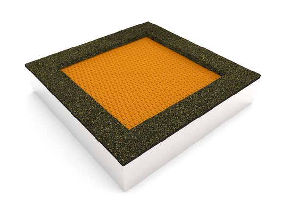 Trampoline TR-C210-OZ - orange