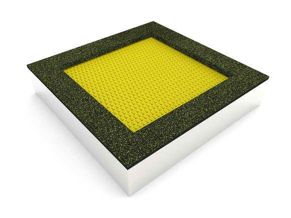 Trampoline TR-C210-YZ - yellow