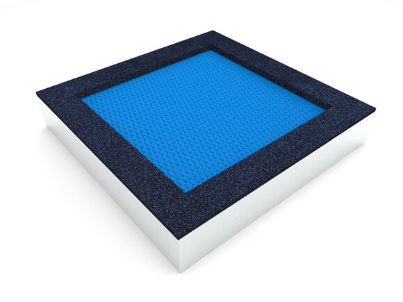 Trampoline TR-C240-BZ - blue