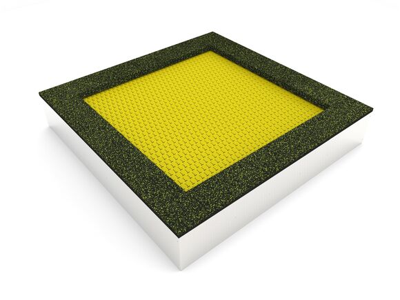 Trampoline TR-C240-YZ - yellow