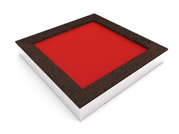 Trampoline TR-C260-RZ - red