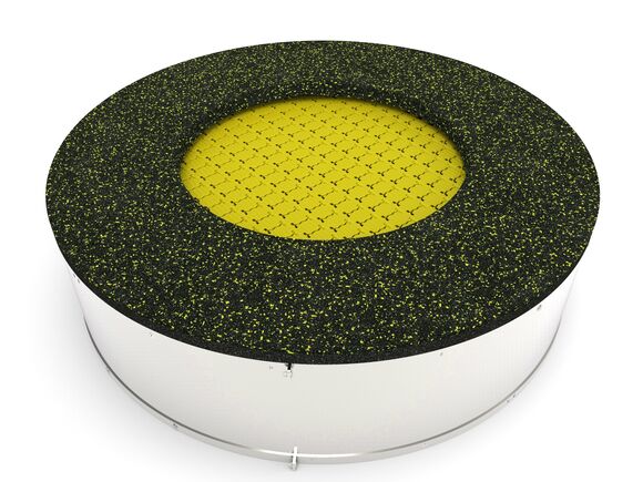 Trampoline TR-K145-YZ - yellow