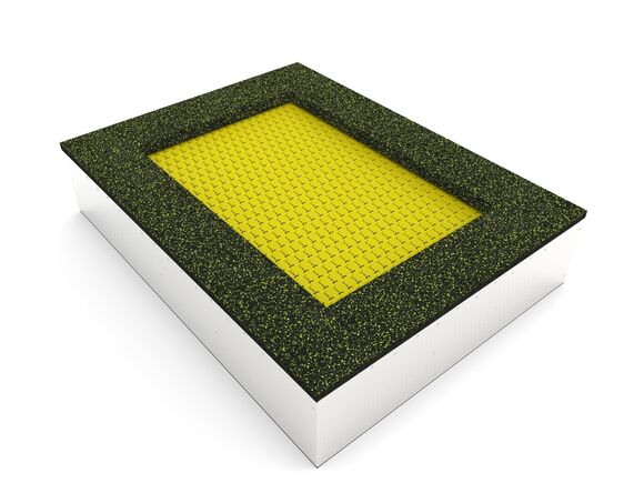 Trampoline TR-O210-YZ - yellow