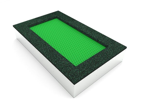 Trampoline TR-O270-GZ - green