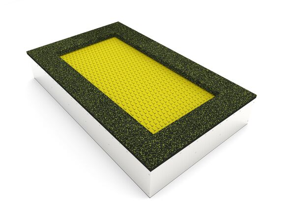 Trampoline TR-O270-YZ - yellow
