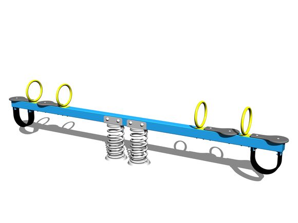 Four seat seesaw on springs VH400KB - blue