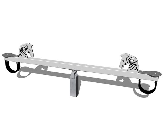 Double seat seesaw VH210KS - silver