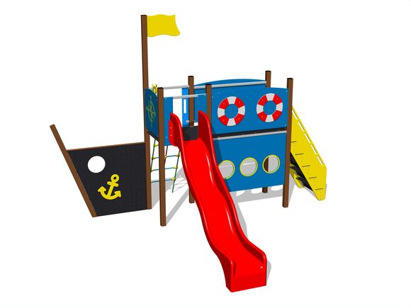 Game set ship UNK2002KW - brown