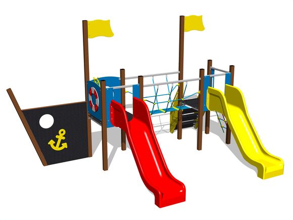 Game set ship UNK2031KW - brown