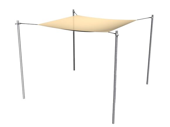 Shade cover for sandpit 2x2 m (adjustable) ZPI2020