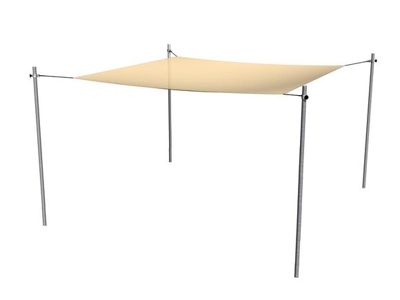 Shade cover for sandpit 3x3 m (adjustable) ZPI3030